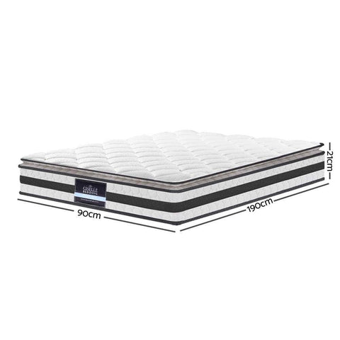 21cm Mattress Pillow Top Single