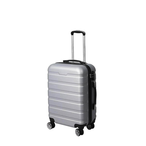 24" Luggage Case Suitcase Silver 24 inch