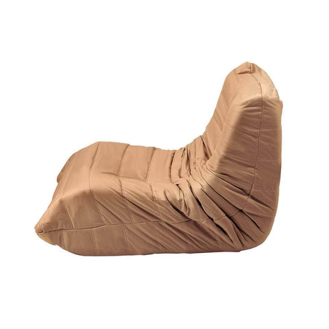 2X Floor Sofa Lounge Caterpillar Couch Single Pouffe