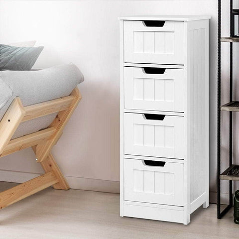 4 Chest Of Drawers - Leesa White