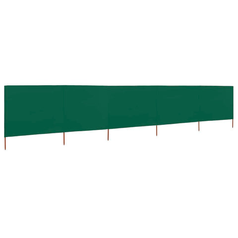 5-panel Wind Screen Fabric Green