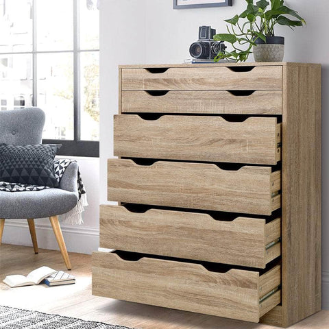 6 Chest Of Drawers - Myla Oak