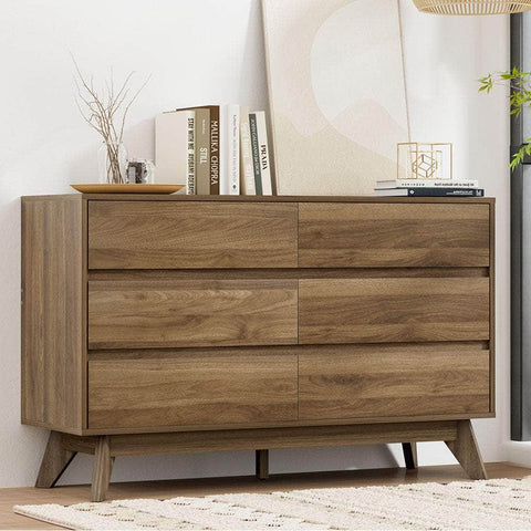6 Chest Of Drawers - Xavi Walnut