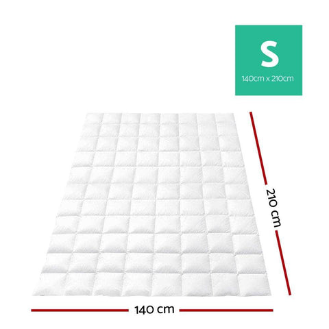 700Gsm Goose Down Feather Quilt Single
