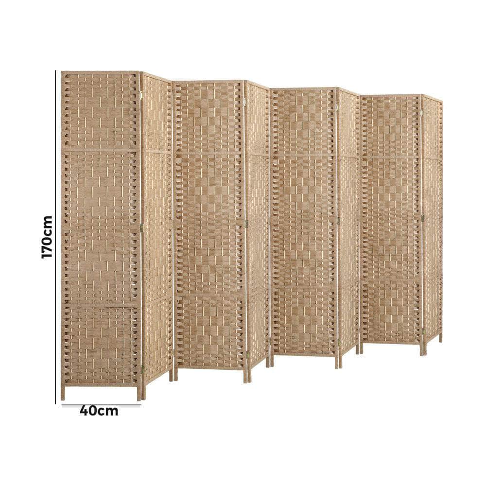 8 Panel Room Divider Privacy Screen