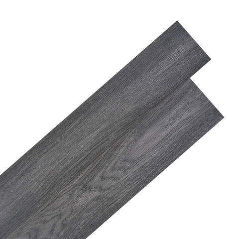 Self-adhesive PVC Flooring Planks 5.02 mÂ² 2 mm Black and White