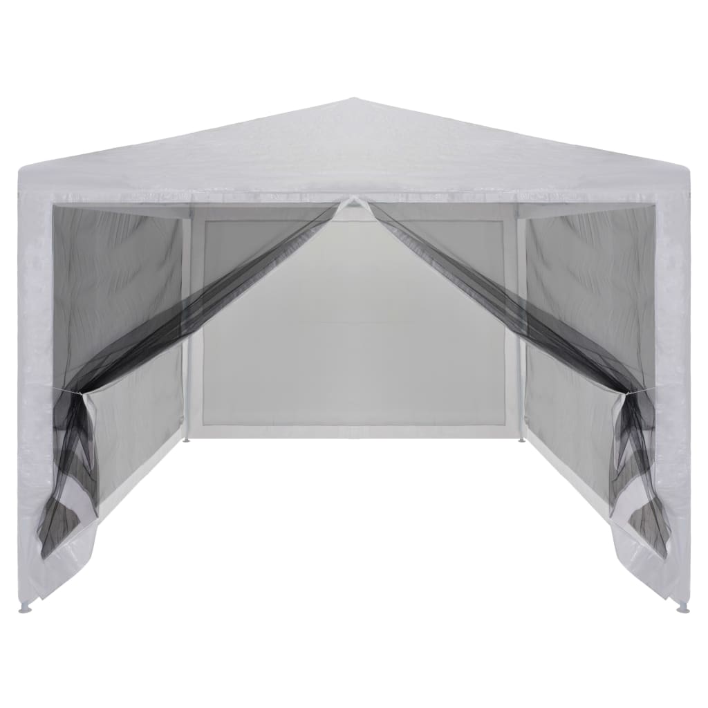 Party Tent with 4 Mesh Sidewalls