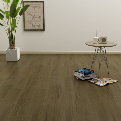 Self-adhesive Flooring Planks 4.46 mÂ² 3 mm PVC Brown