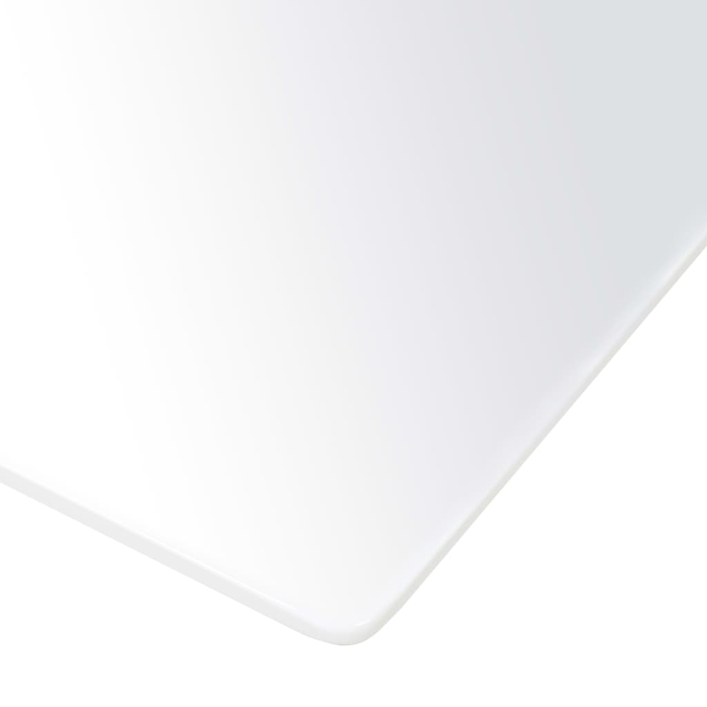 Dining Table High Gloss White MDF