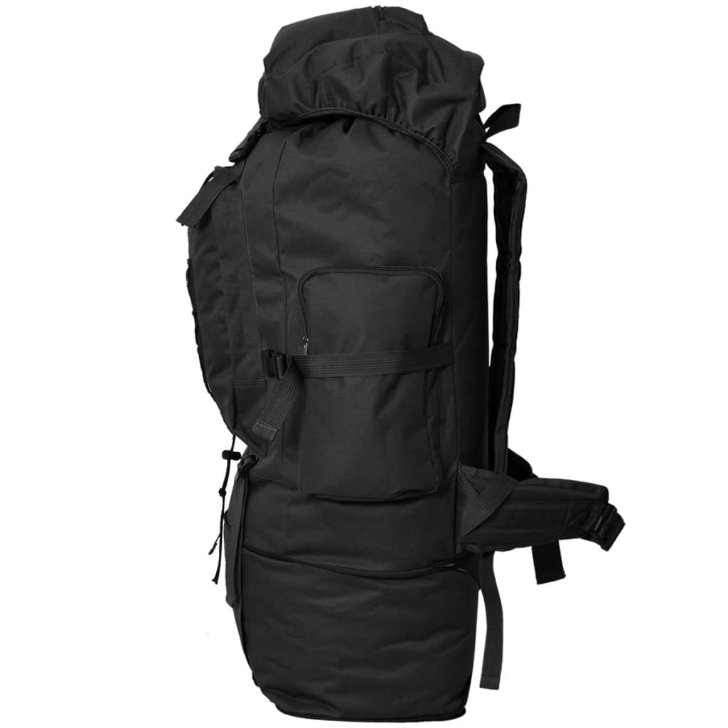 Army-Style Backpack Black