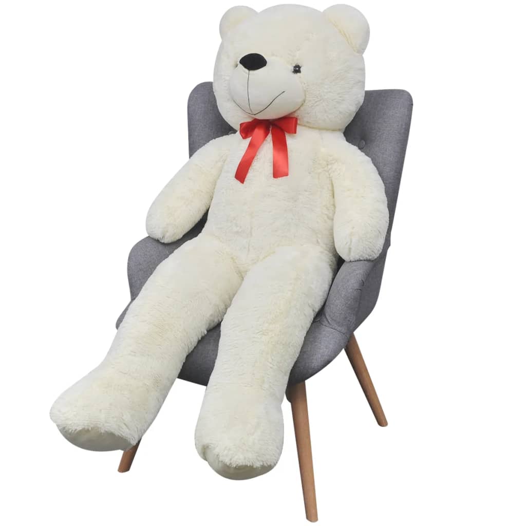Teddy Bear Cuddly Toy Plush White 200 cm