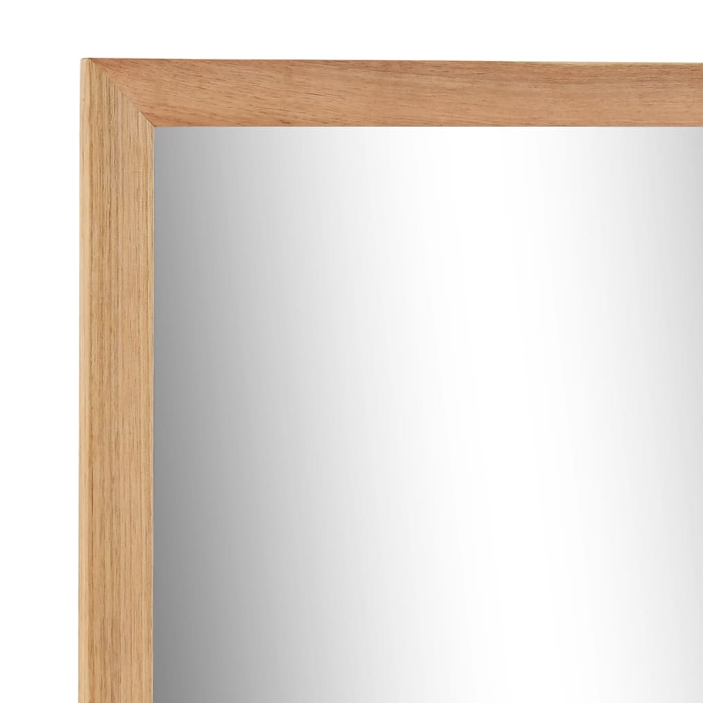Bathroom Mirror Solid Walnut Wood