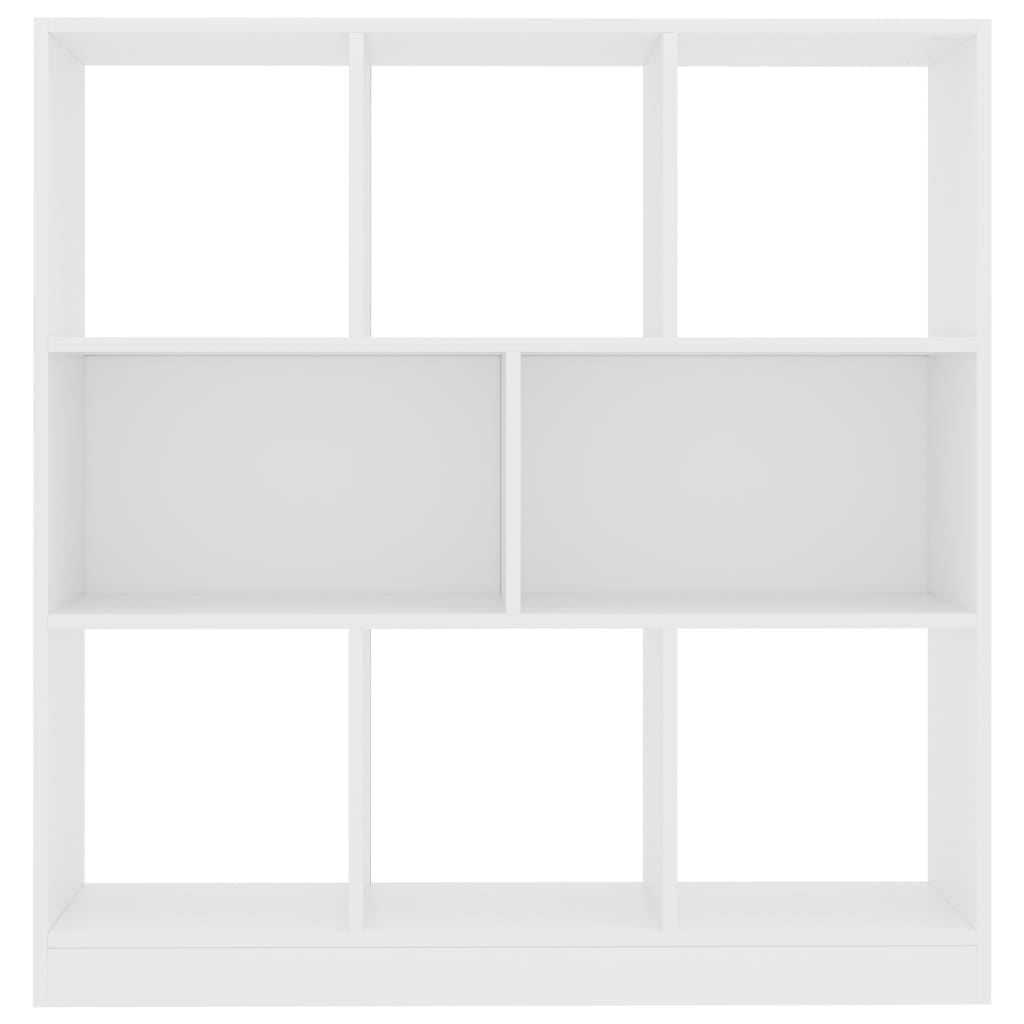 Book Cabinet White Chipboard