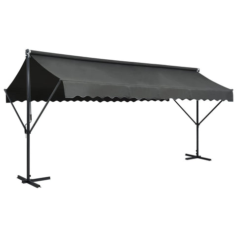 Free Standing Awning Anthracite L
