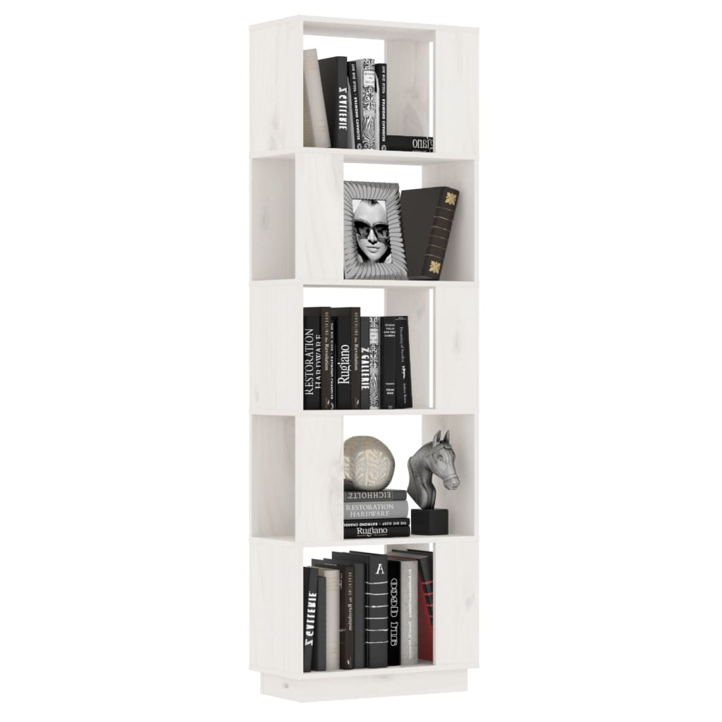 Book Cabinet/Standing Shelves Black/White/Brown/Natural Solid Wood Pine