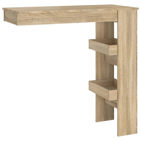 Wall Bar Table Sonoma Oak Engineered Wood