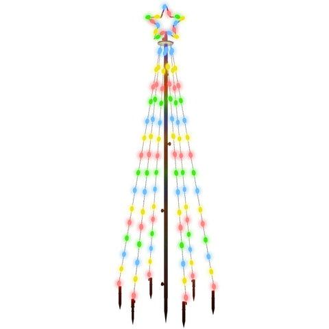 Christmas Tree with Spike Colourful 108 LEDs
