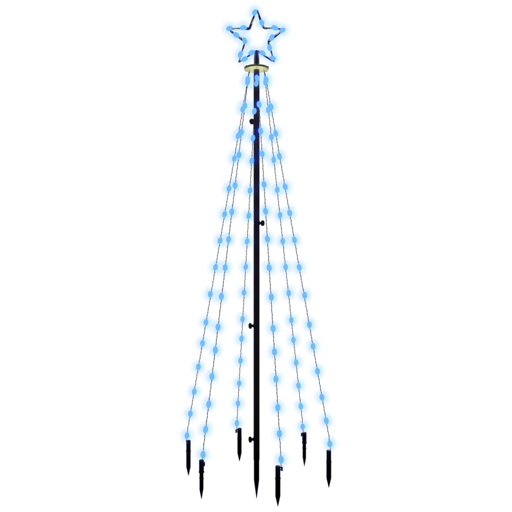 Christmas Tree with Spike Blue 108 LEDs