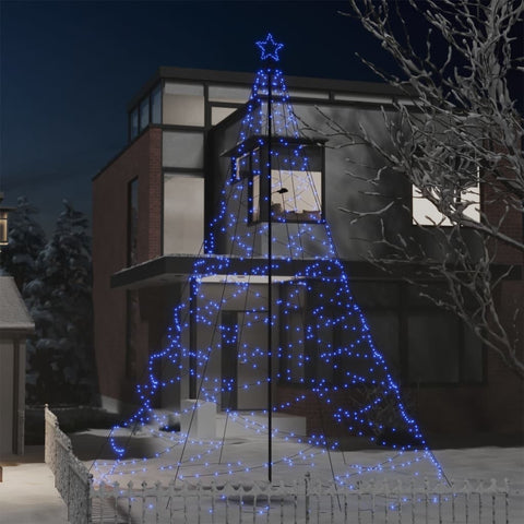 Christmas Tree with Spike Blue 1400 LEDs