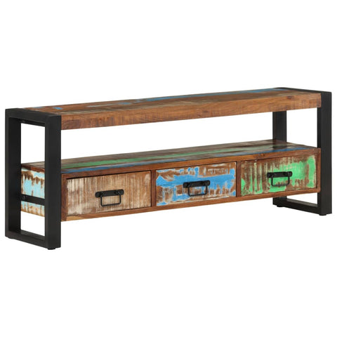 Reclaimed Wood TV Cabinet: A Solid & Stylish Storage Solution