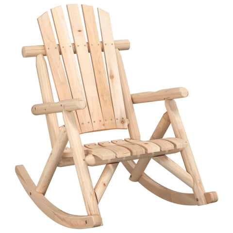 Spruce Wood Garden Rocking Chair
