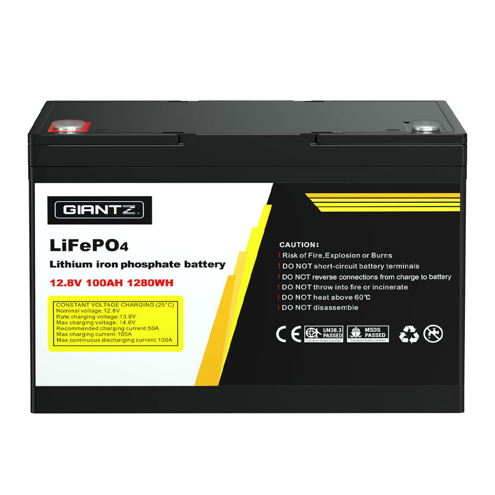 Powerful 100AH LiFePO4 Battery for Solar Camping Adventures