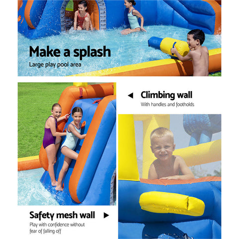 Kids Water Slide Park 551X502X265Cm