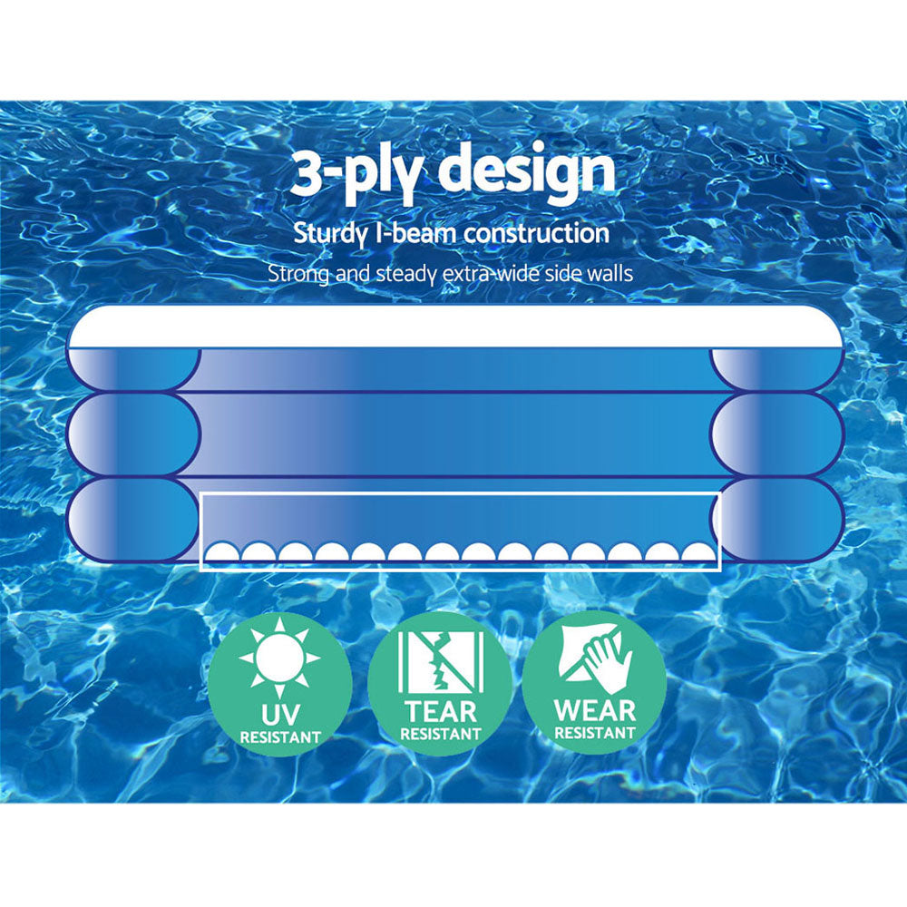 305X183X56Cm Inflatable Above Ground Swimming Pool 1161L