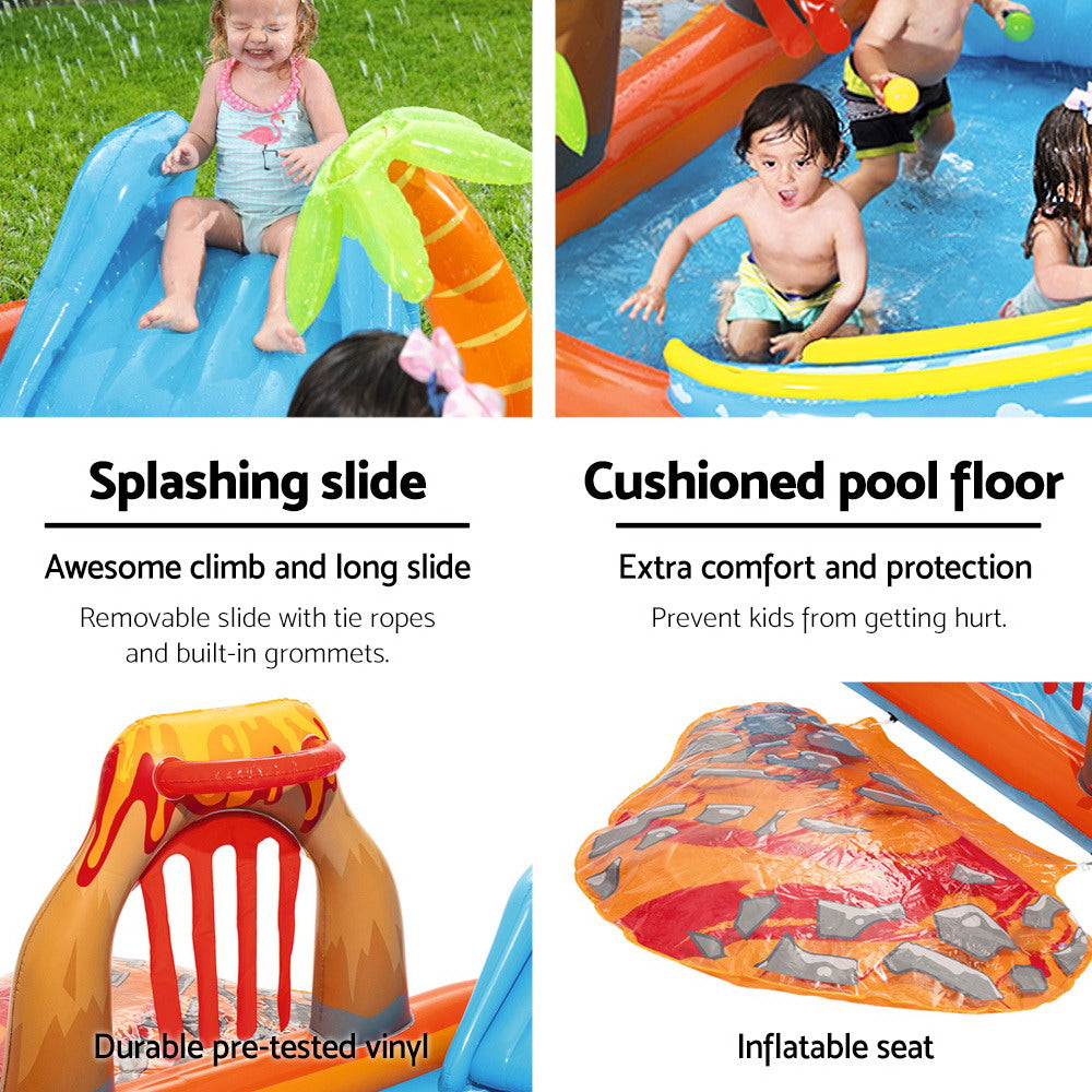 265X265X104Cm Inflatable Above Ground Swimming Play Pool 208L