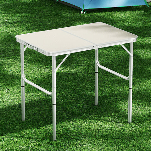 Folding Camping Table 90Cm Adjustable