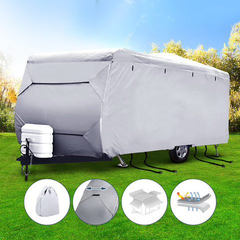 20-22Ft Caravan Cover 4 Layer Uv Water Resistant