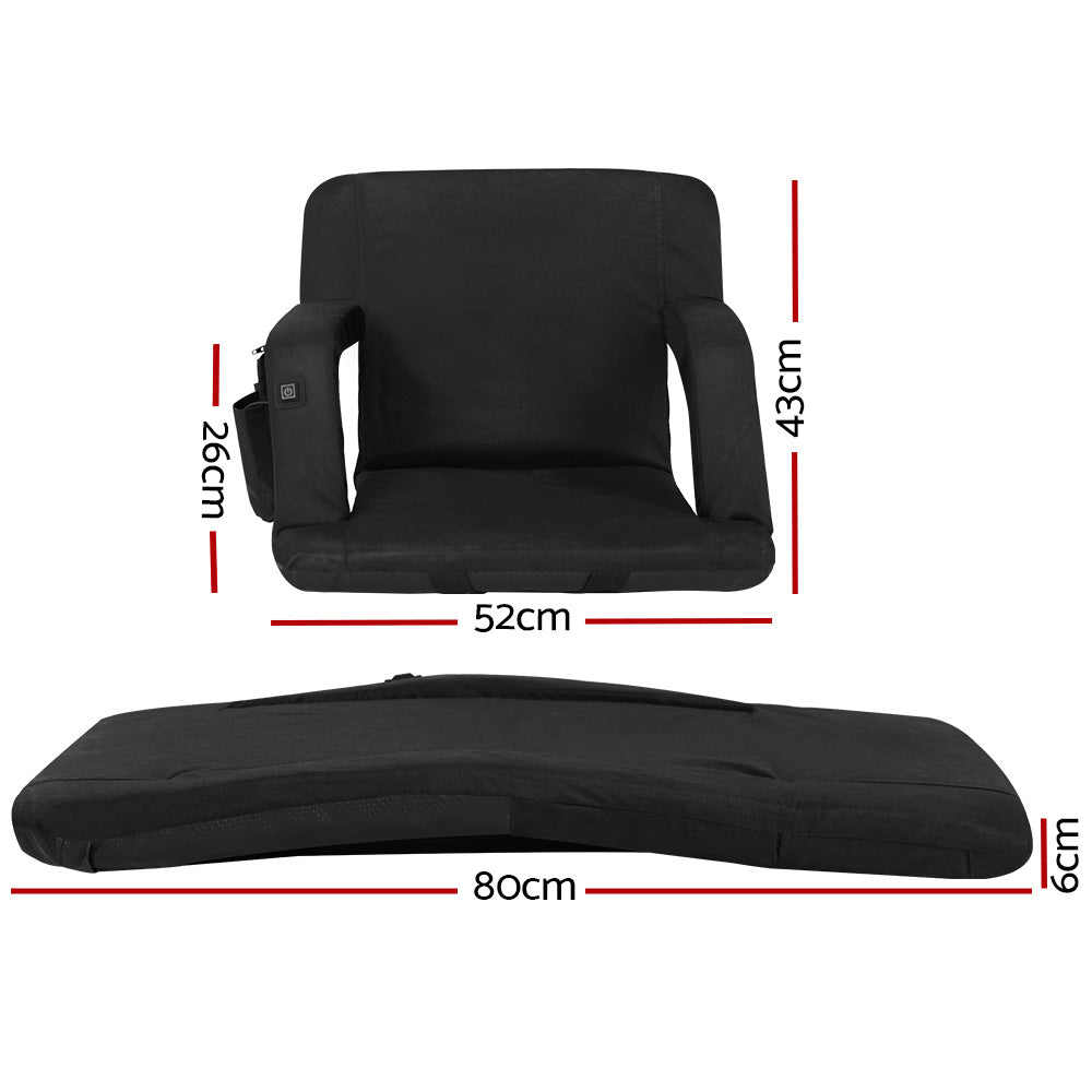 Lounge Sofa Bed With Armrest Heated Floor Couch Folding Chair