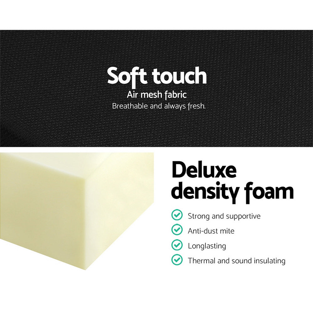 Foldable Mattress Folding Foam Bed Mat Black