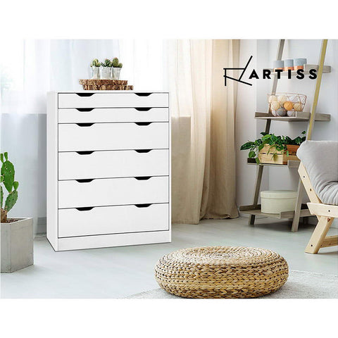 6 Chest Of Drawers - Myla White