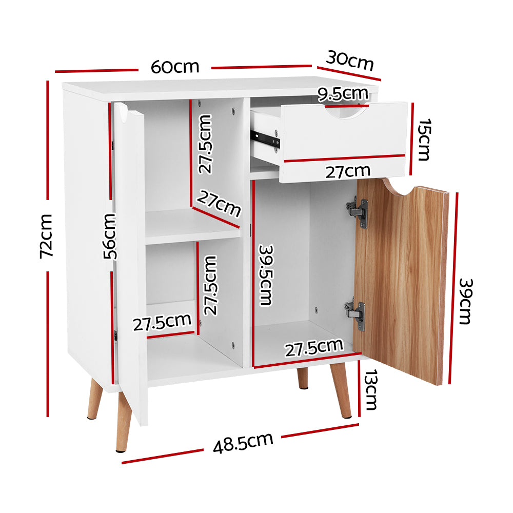 Buffet Sideboard Cabinet Storage Hallway Table Kitchen Cupboard Wooden