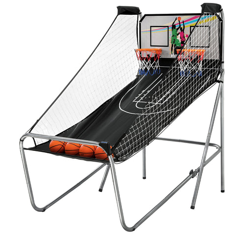 Basketball Arcade Game - Electronic Scorer, 8 Games, Grey
