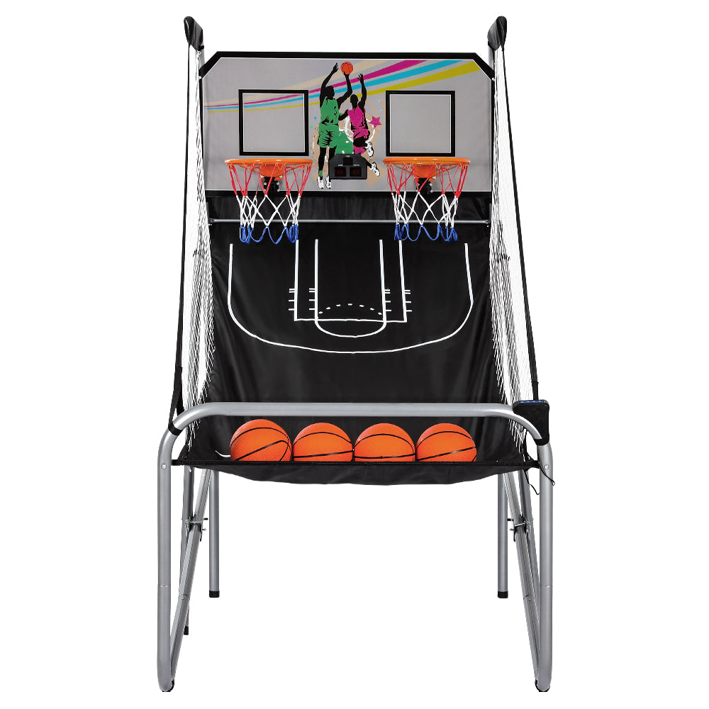Basketball Arcade Game - Electronic Scorer, 8 Games, Grey