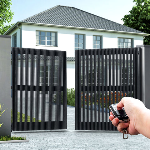 Automatic Electric Gate Opener Double Swing Remote Control Kit 800Kg