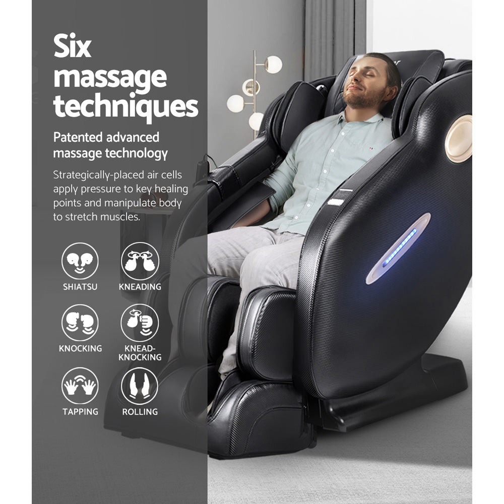 Massage Chair Electric Recliner Massager Black Ozeni