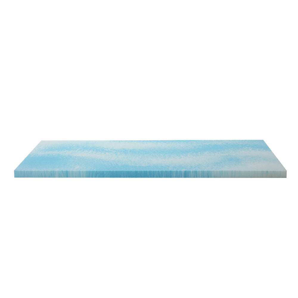 Cool Gel Memory Foam Topper Mattress Toppers W/ Bamboo Cover 5Cm Double