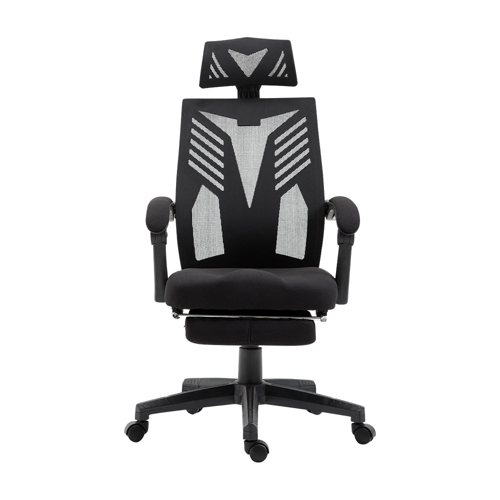 Stylish Mesh Office Chair Recliner Black