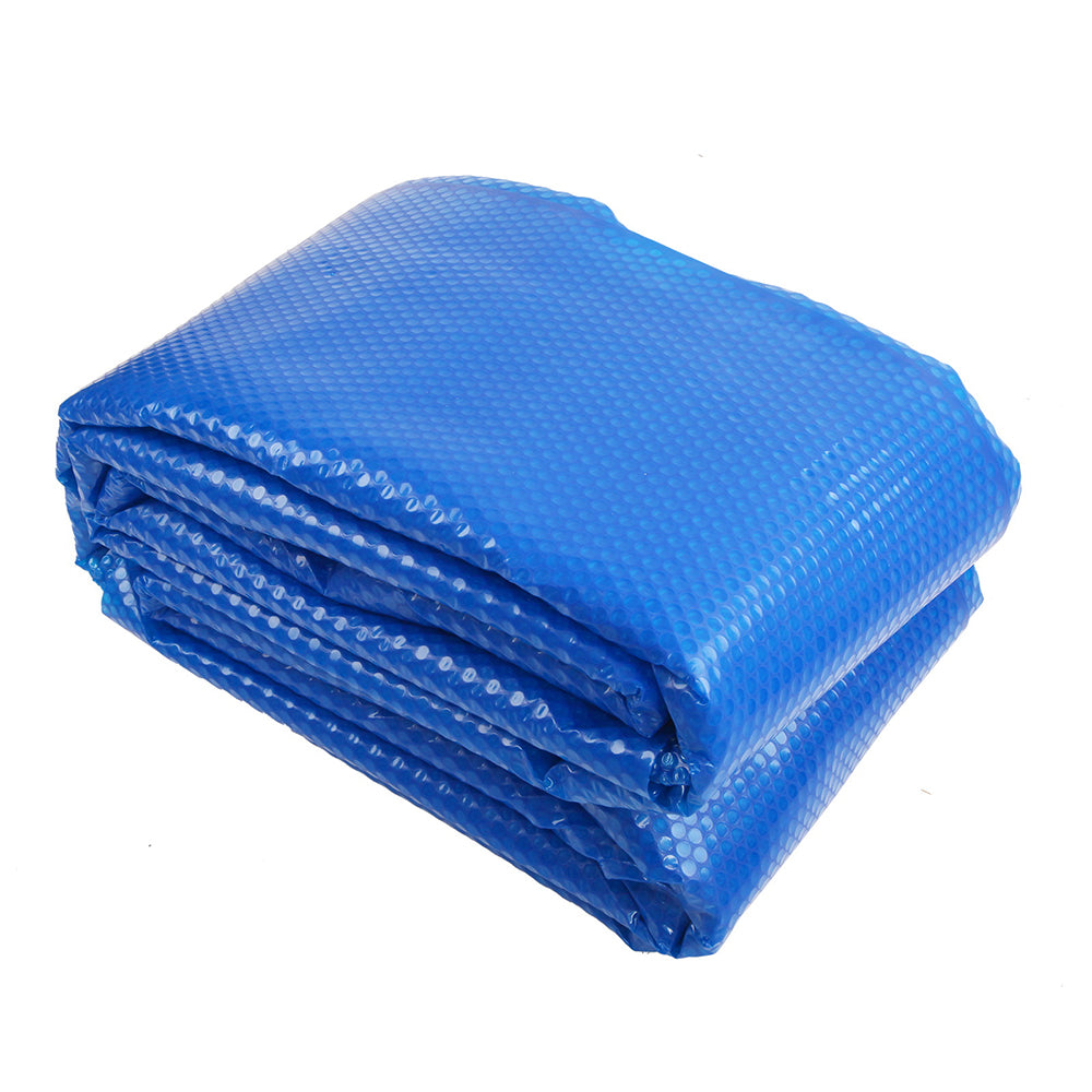 Pool Cover 500 Micron 8X4.2M Swimming Pool Solar Blanket Blue Silver