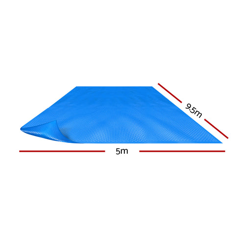 Pool Cover 500 Micron 9.5X5M Swimming Pool Solar Blanket Blue