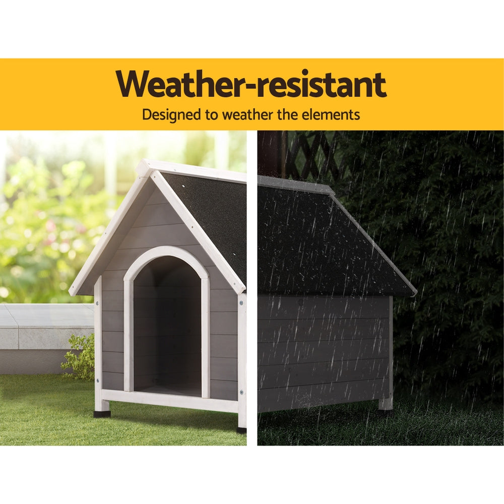 Xl Dog Kennel Wooden House Indoor/Outdoor Weatherproof
