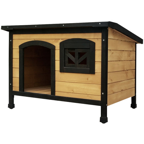 Large Wooden Dog Kennel Indoor/Outdoor Pet Crate