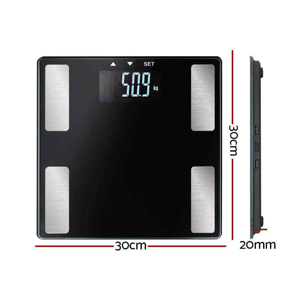 Bluetooth Body Fat Bathroom Scale, 180Kg