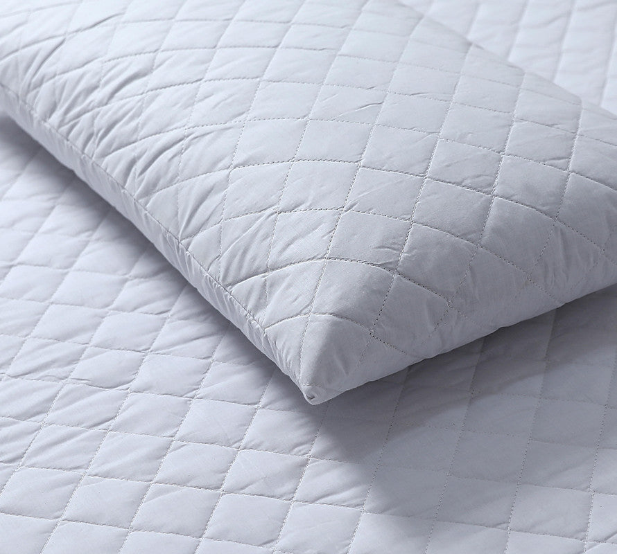 100% Cotton Quilted Fully Fitted 50Cm Deep Double Mattress Protector