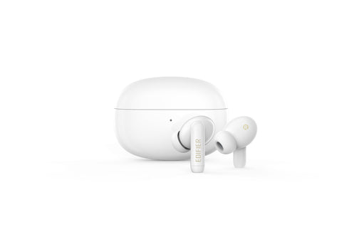 Wireless Active Noise Canceling Bluetooth 5.0 Earbuds With Ai Noise Cancellation (White)