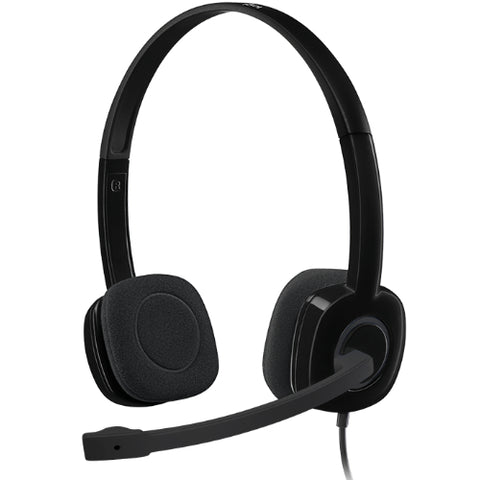 H151 Lightweight Stereo Headset With Mic & Controls