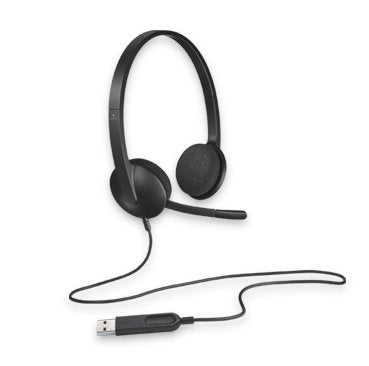 H340 Plug-And-Play Usb Headset With Noise Cancelling Mic